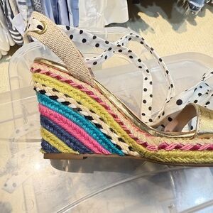 Betsey Johnson Wedges size 6